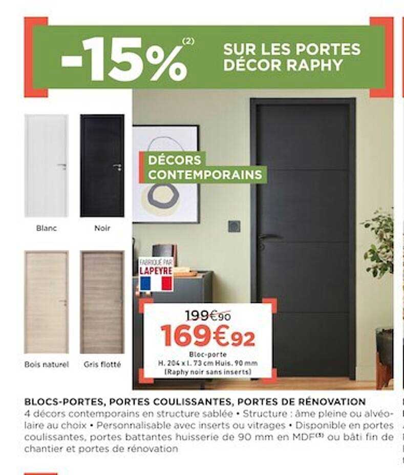Blocs-portes, Portes Coulissantes, Portes De Rénovation