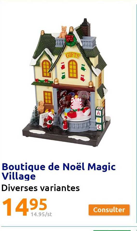 boutique de noël magic village