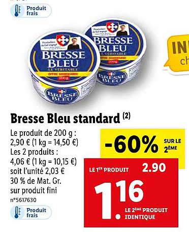 Bresse Bleu Standard