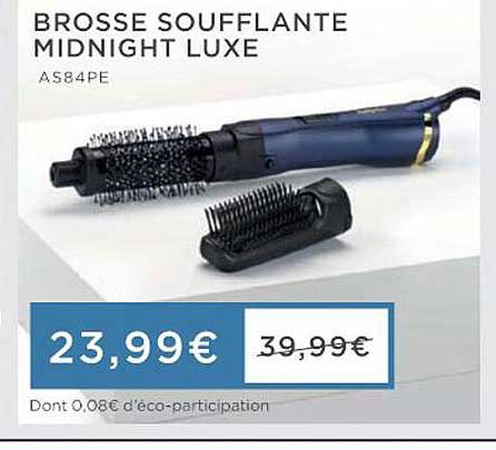 brosse soufflante midnight luxe