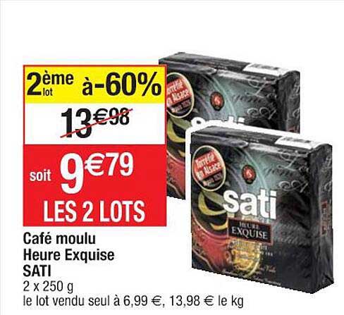 café moulu heure exquise sati