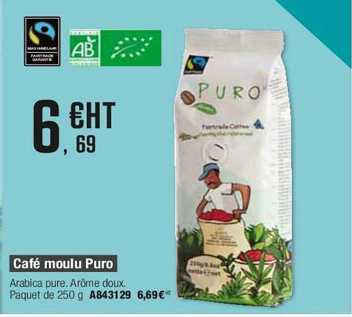 café moulu puro