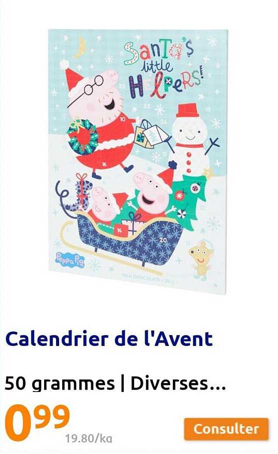 calendrier de l'avent