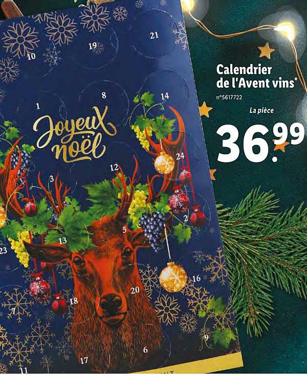 calendrier de l'avent vins