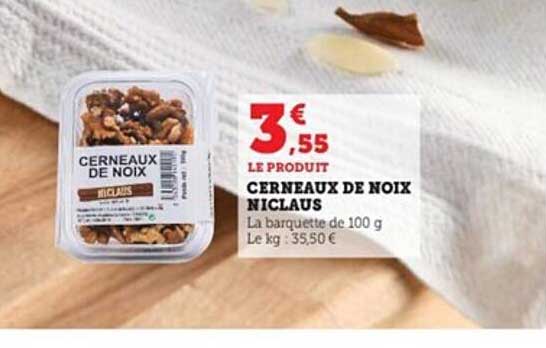 cerneaux de noix niclaus
