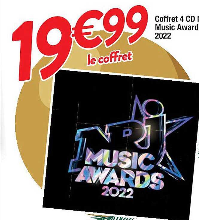 coffret 4 cd nrj music awards 2022
