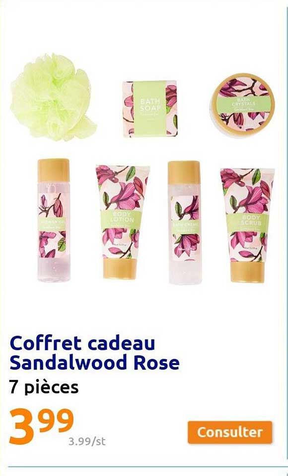 coffret cadeau sandalwood rose