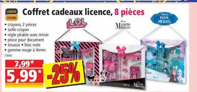 coffret cadeaux licence, 8 pièces under cover