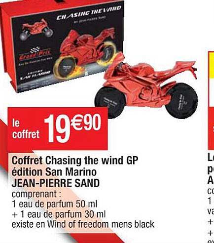 coffret chasing the wind gp édition san marino jean-pierre sand