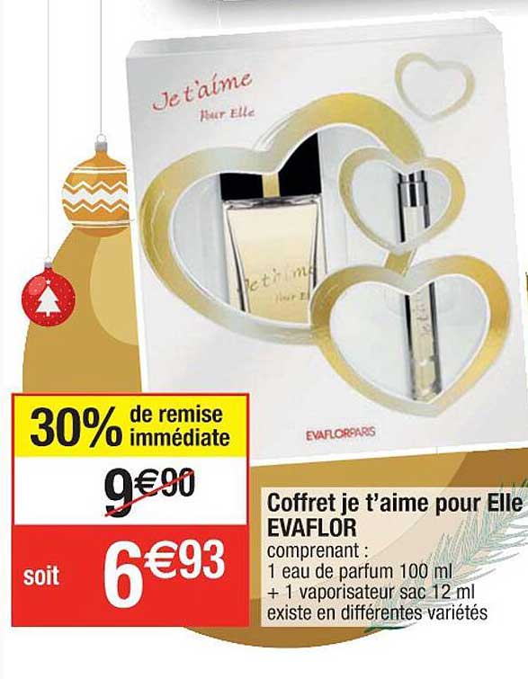 coffret je t'aime pour elle evaflor