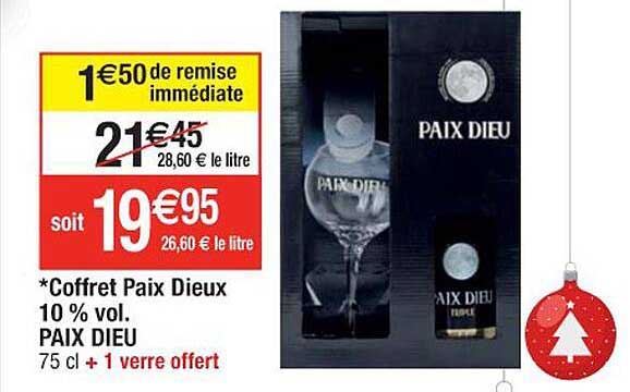 coffret paix dieux 10% vol. paix dieu