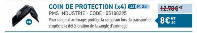 coin de protection (x4) pms industrie