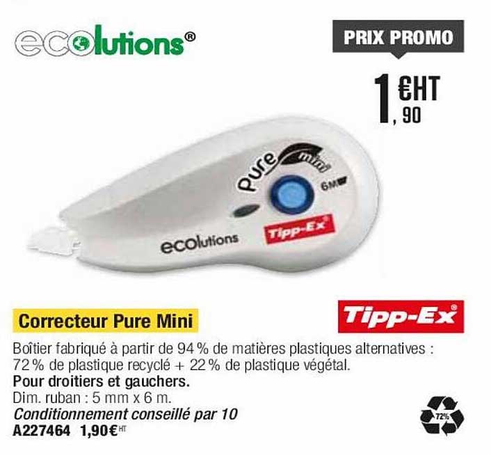 correcteur pure mini tipp-ex