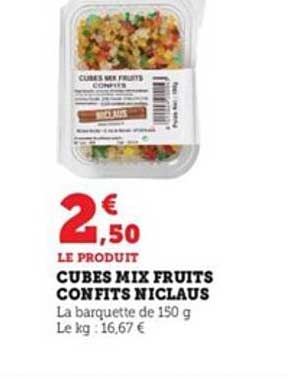 cubes mix fruits confits niclaus