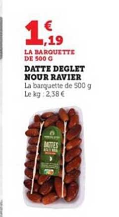 datte deglet nour ravier