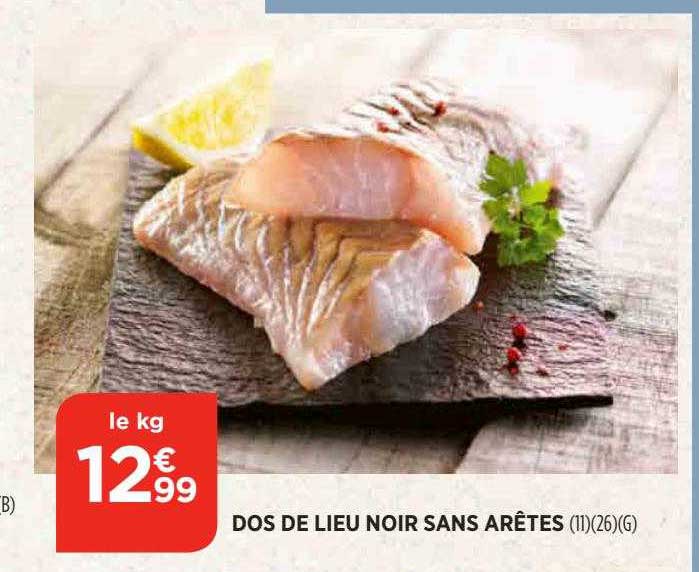 Dos De Lieu Noir San Arêtes