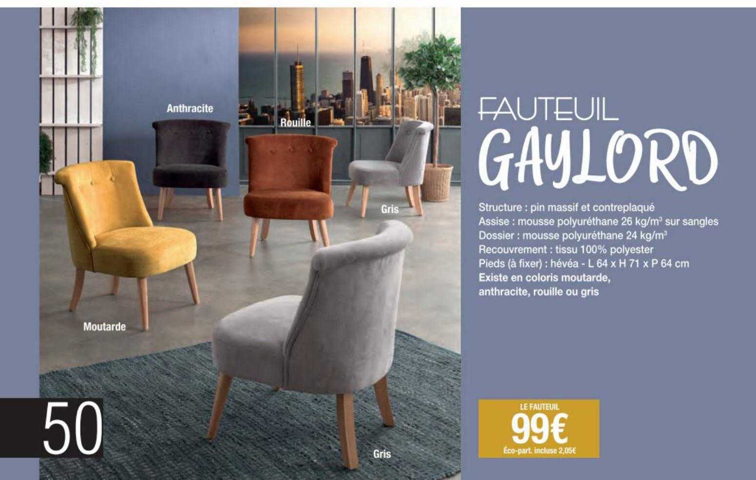fauteuil gaylord