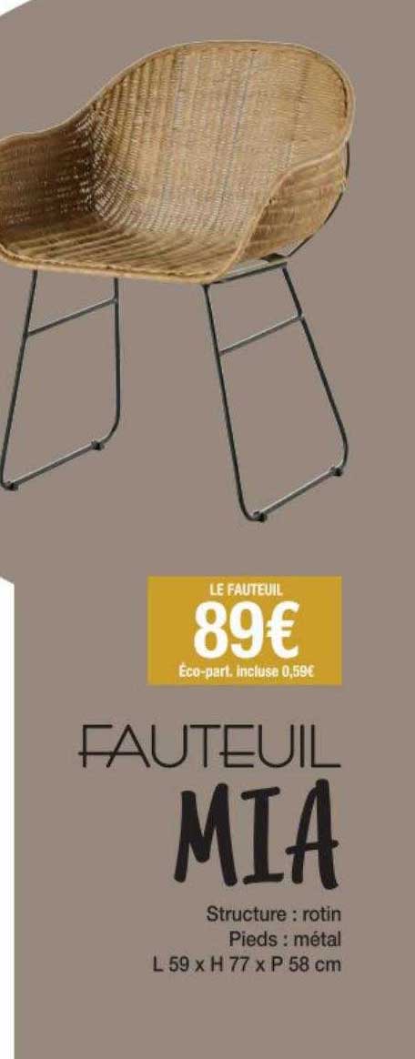 Fauteuil Mia