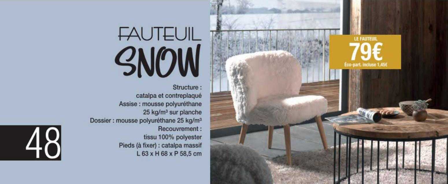 Fauteuil Snow