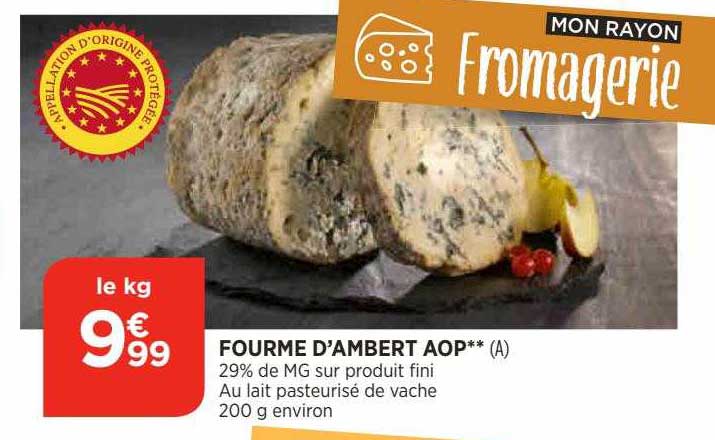 fourme d'ambert aop**