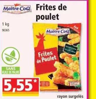 frites de poulet maître coq