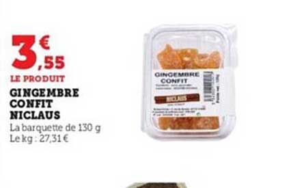 gingembre confit niclaus