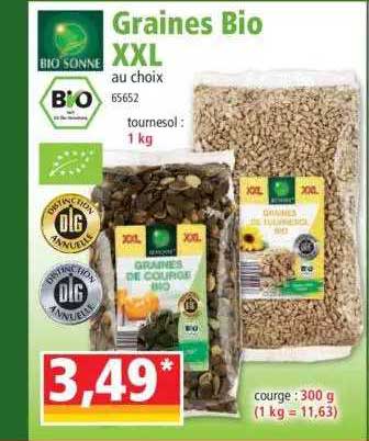 graines bio xxl bio sonne