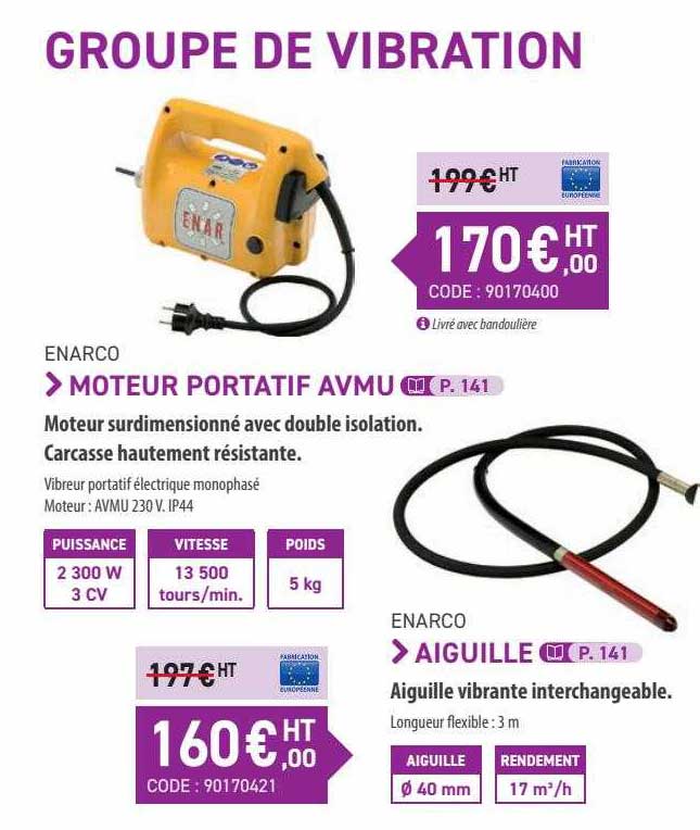 groupe de vibration enarco