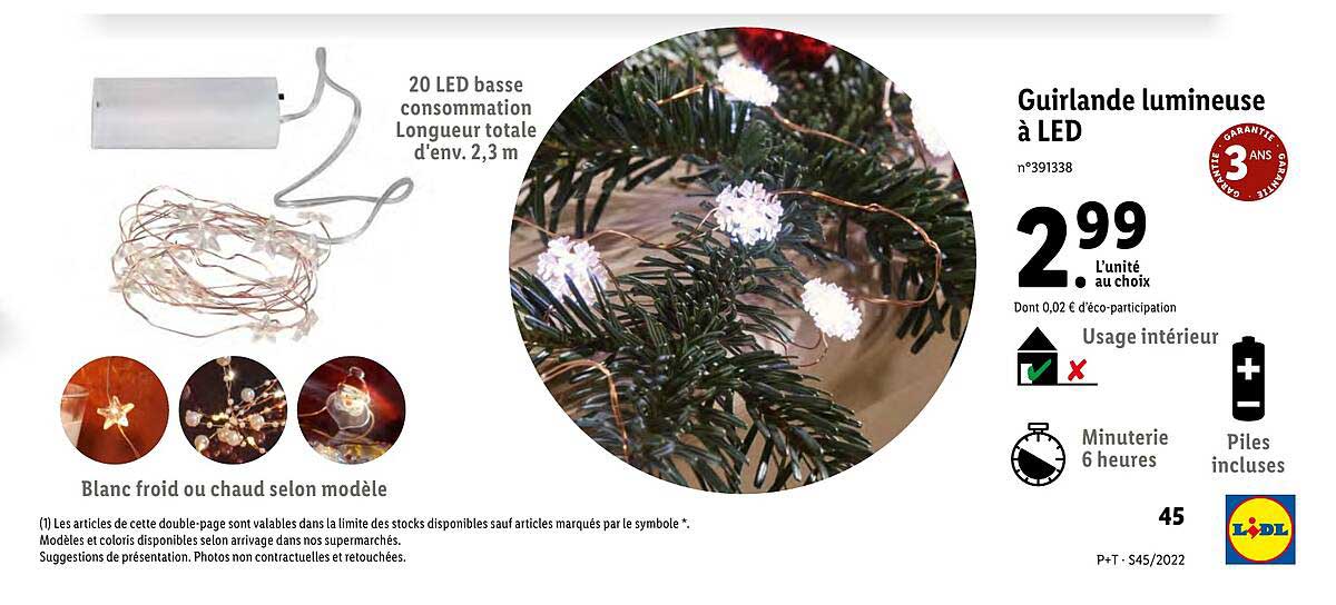 Guirlande Lumineuse à Led