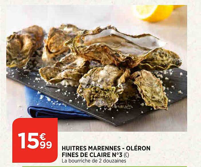 huitres marennes oléron fines de claire n°3