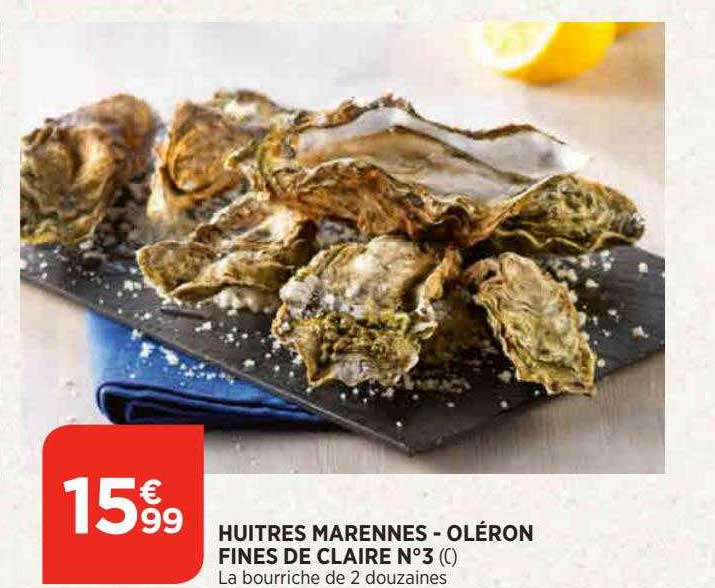 huitres marennes oléron fines de claire n°3