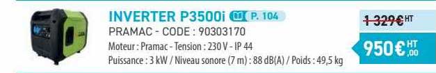 inverter p3500i pramac
