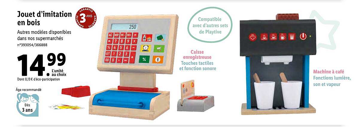 jouet d'imitation en bois