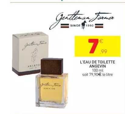 l'eau de toilette angevin gentleman farmer