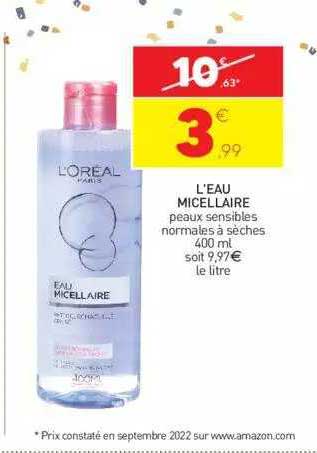 l'eau micellaire
