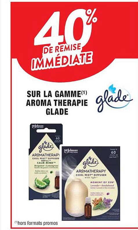 la gamme aroma therapie glade