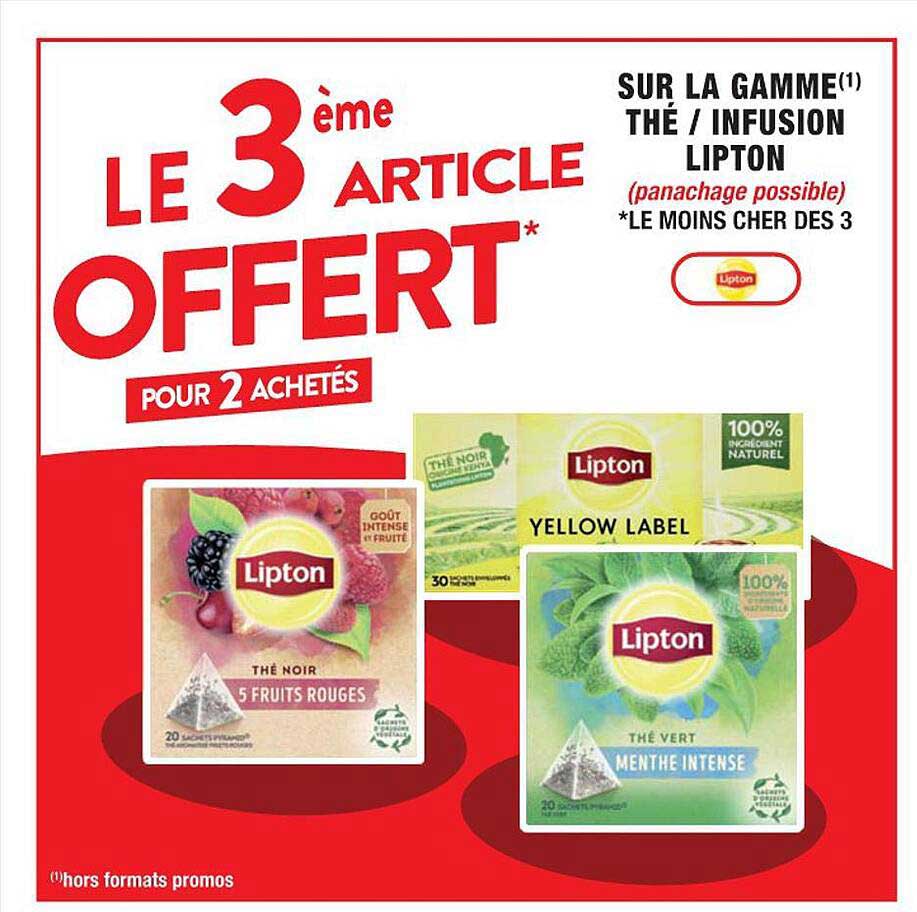 La Gamme Thé-infusion Lipton