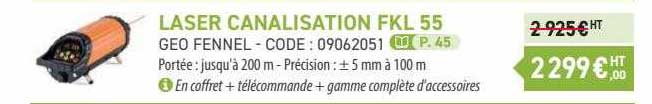 laser canalisation fkl 55 geo fennel