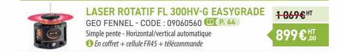 laser rotatif fl 300hv-g easygrade geo fennel