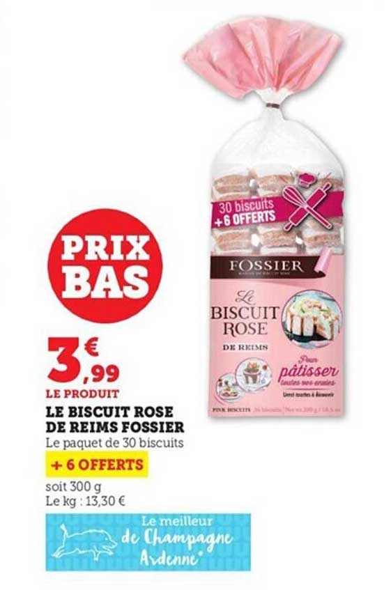 le biscuit rose de reims fossier