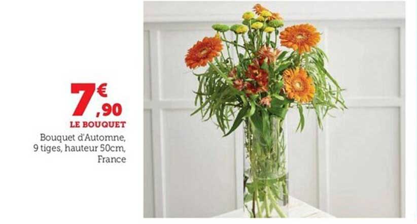 le bouquet d'automne 9 tiges