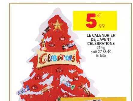 Le Calendrier De L'avent Célébrations