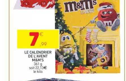 Le Calendrier De L'avent M&m's