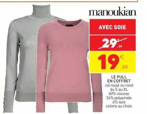 le pull en coffret manoukian