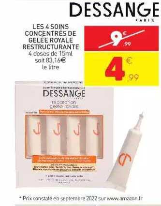 Les 4 Soins Concentrés De Gelée Royale Restructurante Dessange