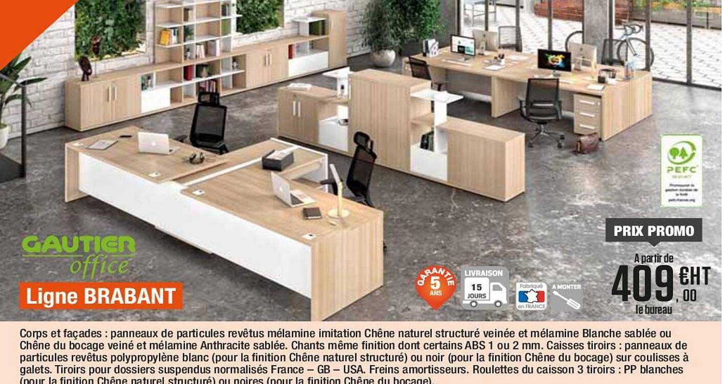 ligne bratant gautier office