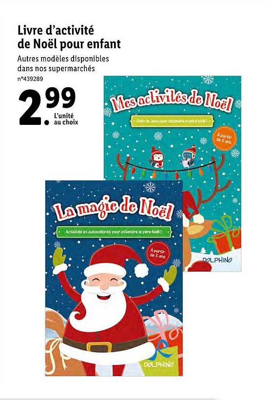 livre d'activité de noël pour enfant