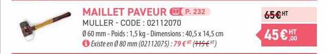 maillet paveur muller
