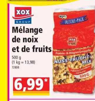 mélange de noix et de fruits xox group