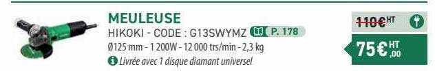 meuleuse hikoki